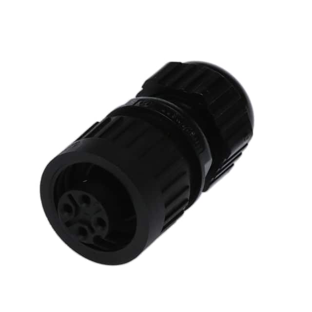 CA 3 LD CONN PLUG FMALE 4P SILVER SCREW