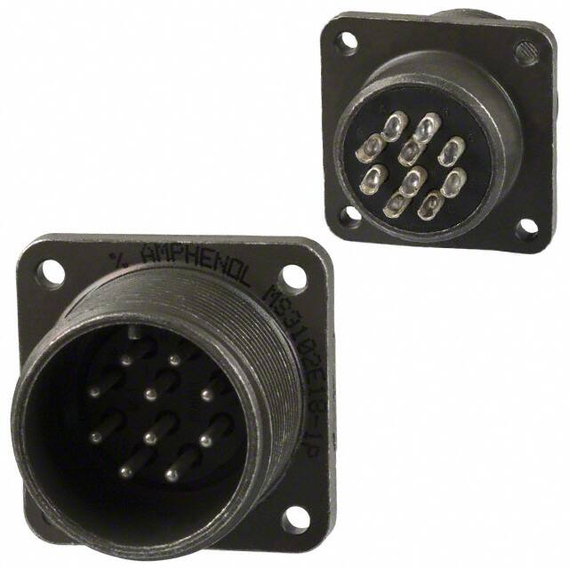 MS3102E18-1P CONN RCPT MALE 10P SOLDER CUP