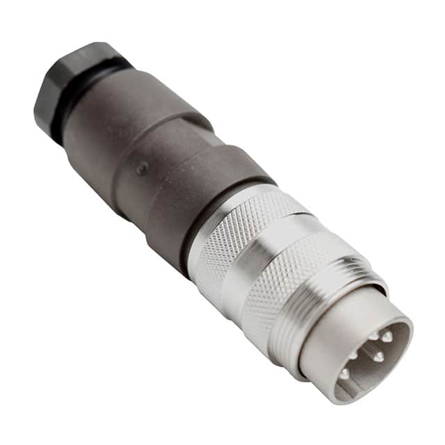 T3360002U CONN PLUG MALE 5P SILV SLDR CUP