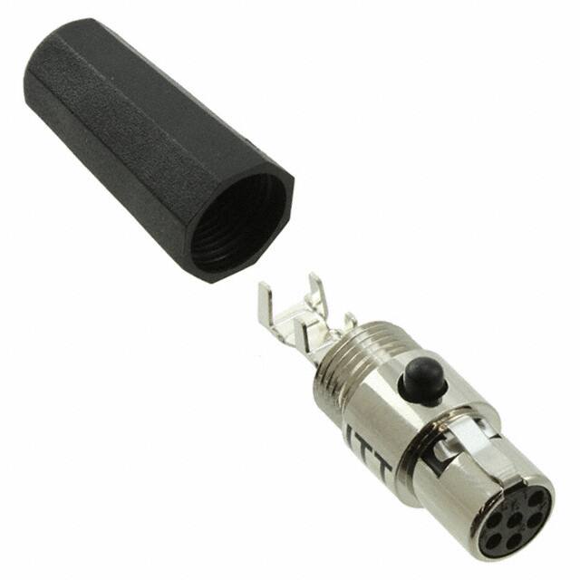 M-XL-6-11L CONN PLUG FMALE MINI XLR 6P SLDR