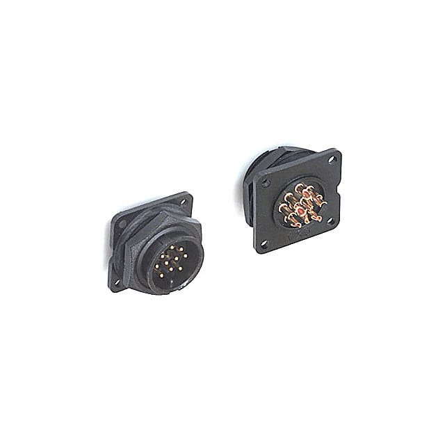 14382-10PG-300 CONN RCPT MALE 10P GOLD SLDR CUP