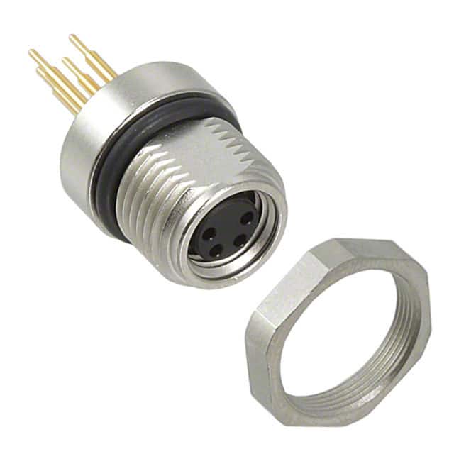 1694376 CONN RCPT FMALE 4POS GOLD SOLDER