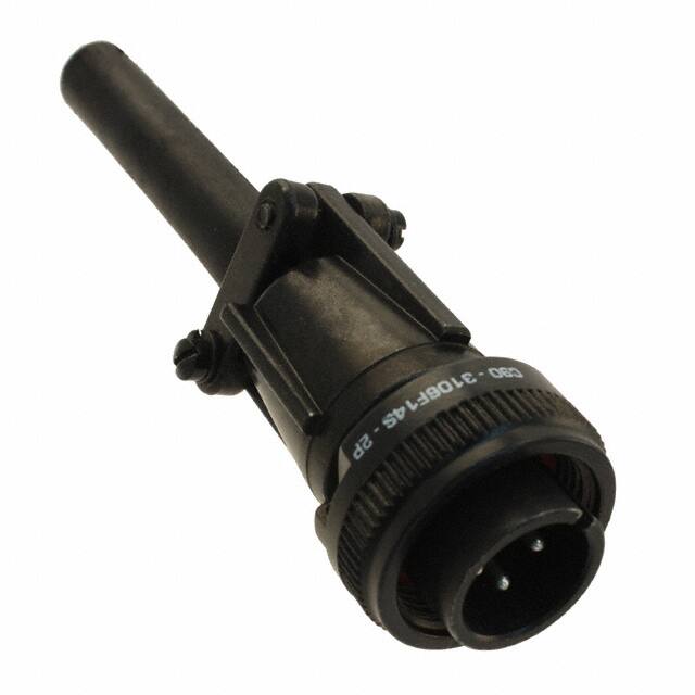 C90-3106F14S-2P CONN PLUG MALE 4P SOLDER CUP