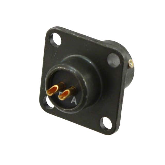 PT02E-8-2S CONN RCPT FMALE 2P GOLD SLDR CUP