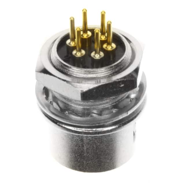 HR10-7R-6SA(73) CONN RCPT FMALE 6POS GOLD SOLDER