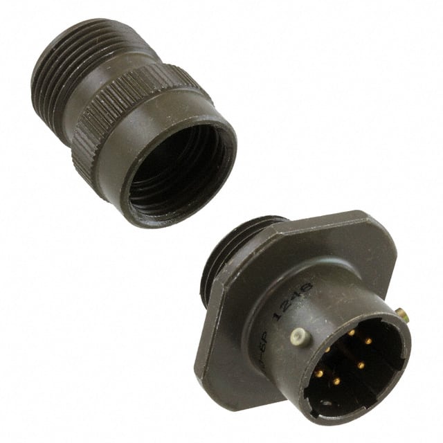 PT01A-10-6P CONN RCPT MALE 6P GOLD SLDR CUP