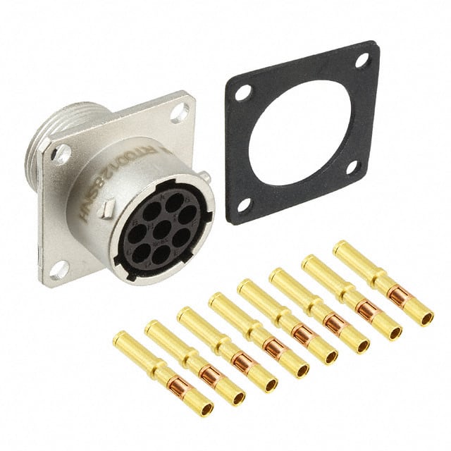 RT00128SNH-K CONN RCPT FMALE 8POS GOLD CRIMP