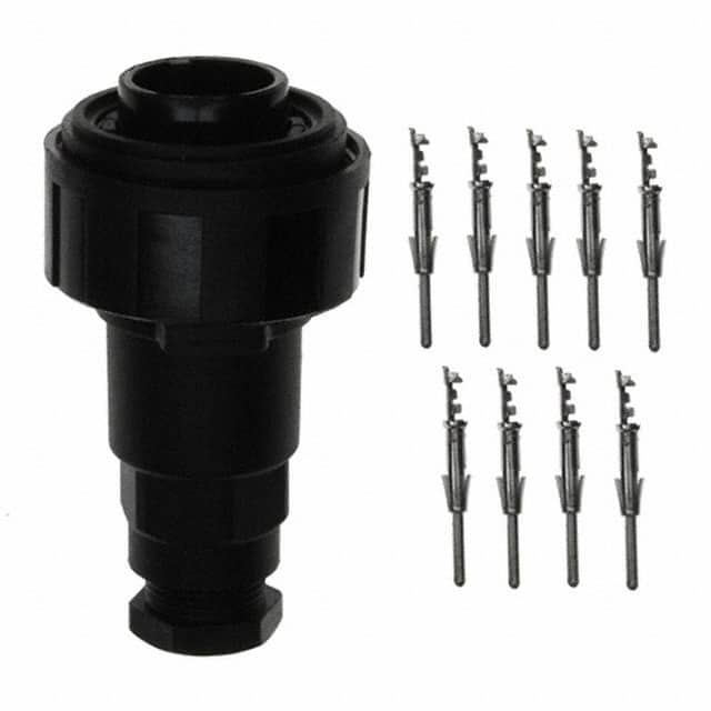 PX0728/P CONN PLUG MALE 9POS TIN CRIMP