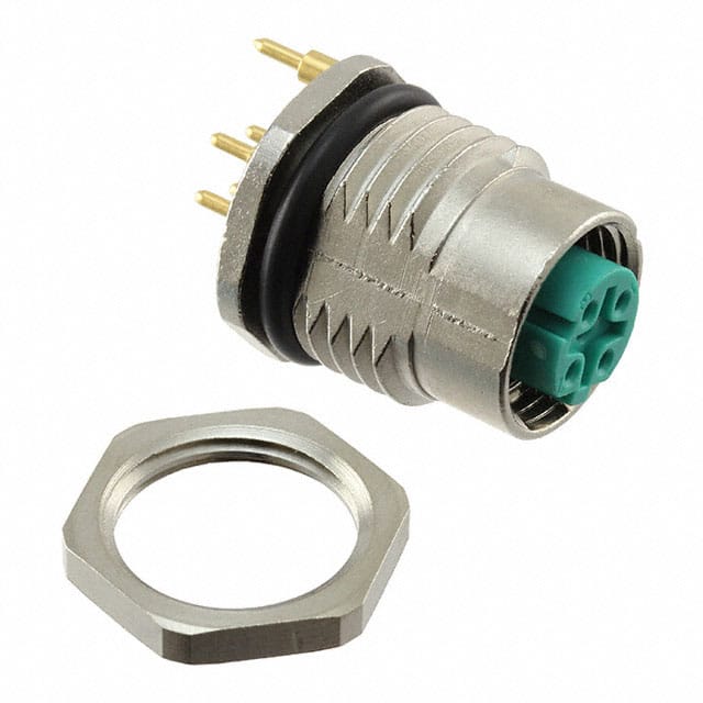 1456527 CONN RCPT FMALE 4POS GOLD SOLDER