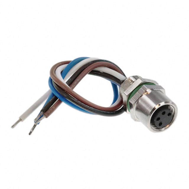 PXMBNI08FPF04AFL001 CONN PLUG FMALE 4P WIRE LEADS