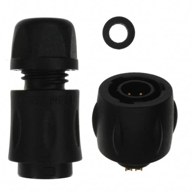 UTS6JC8E4P CONN PLUG MALE 4P GOLD SLDR CUP