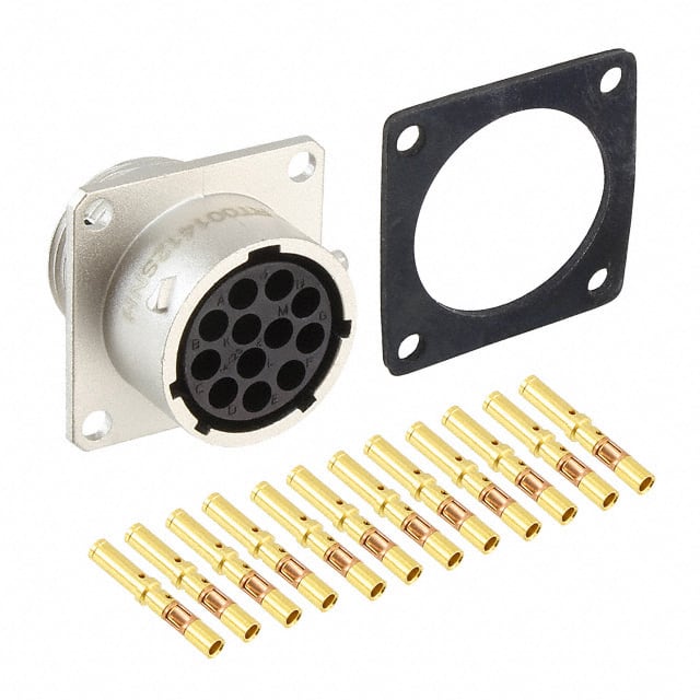 RT001412SNH-K CONN RCPT FMALE 12POS GOLD CRIMP