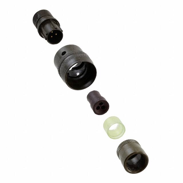 PT06E-8-3P CONN PLUG MALE 3P GOLD SLDR CUP