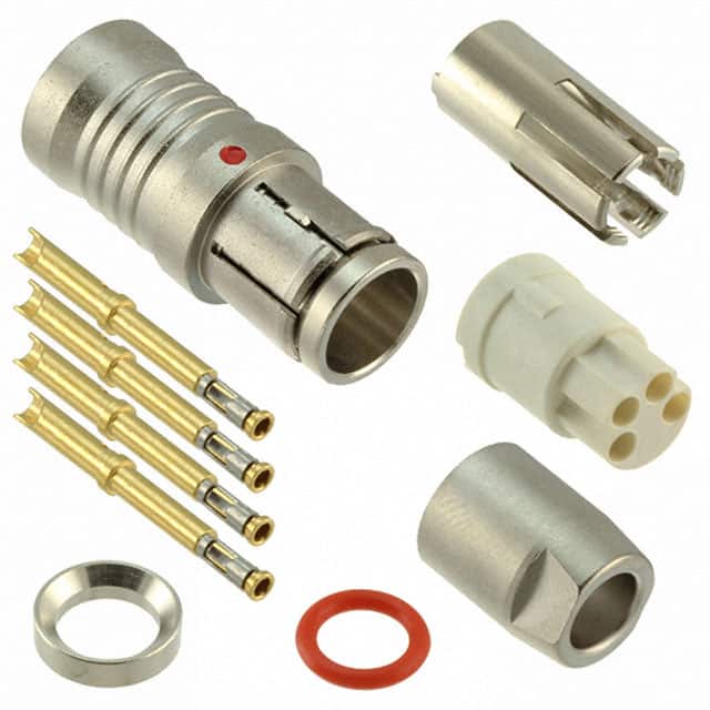 HS2C4F20C CONN PLUG FMALE 4POS GOLD CRIMP
