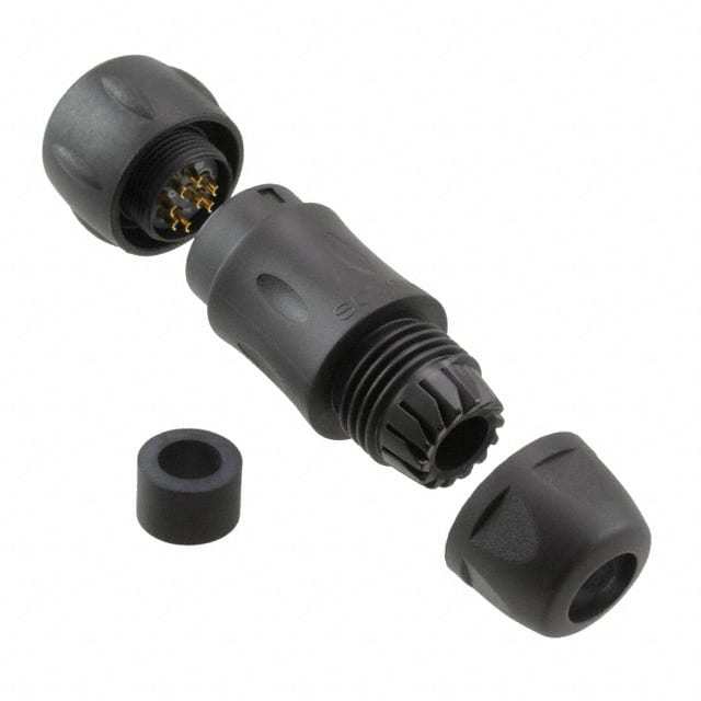 UTS6JC12E8P CONN PLUG MALE 8P GOLD SLDR CUP
