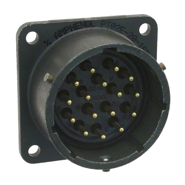 PT02E-20-16P CONN RCPT MALE 16P GOLD SLDR CUP
