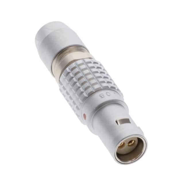 FGJ.0B.302.CLLD52 CONN PLUG FMALE 2P GOLD SLDR CUP