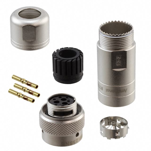 RT06123SNH-K CONN PLUG FMALE 3POS GOLD CRIMP