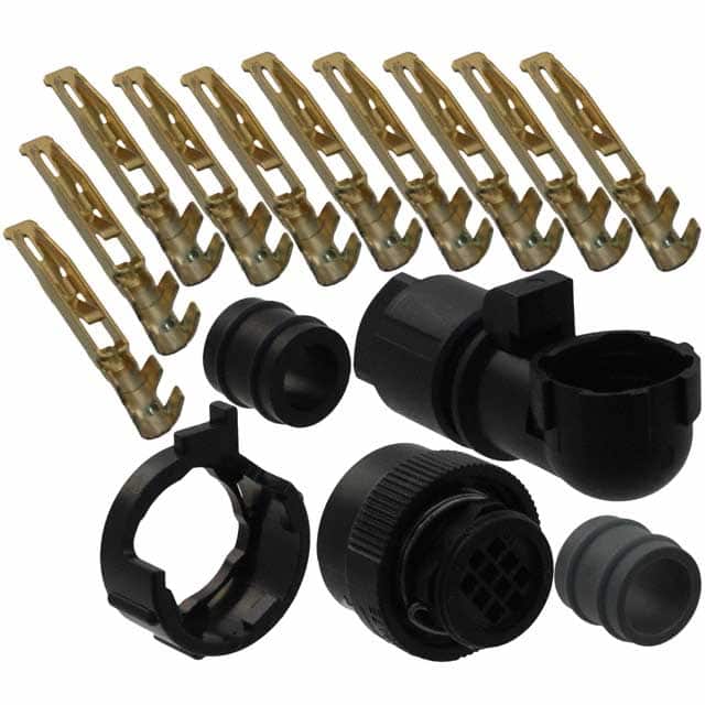 JN2FS10SLK-R CONN PLUG FMALE 10POS GOLD CRIMP