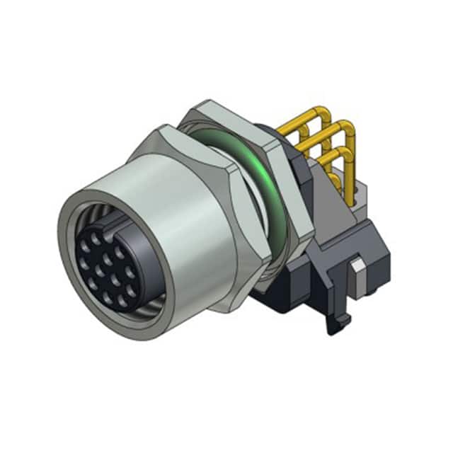 43-02742 CONN PLUG FMALE 12POS GOLD SLDR