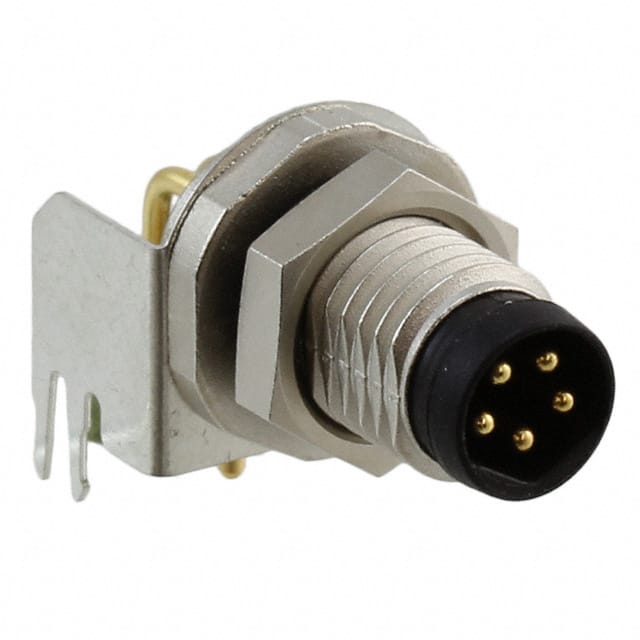 1424240 CONN PLUG MALE 5POS GOLD SOLDER