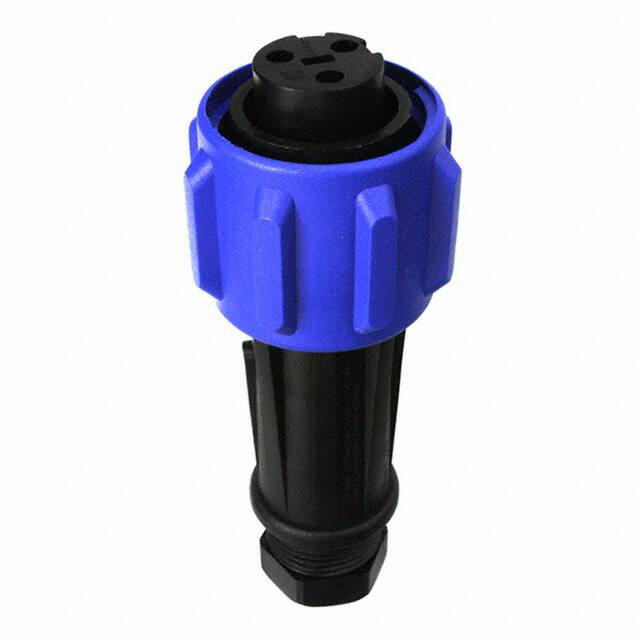 PX0911/03/S CONN PLUG FMALE 3P NICKEL SCREW