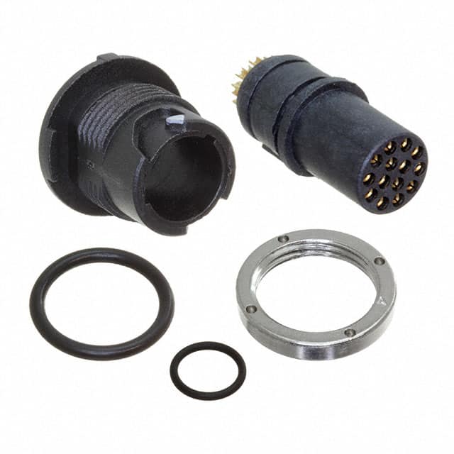 320483 CONN RCPT FMALE 14P GOLD SLD CUP