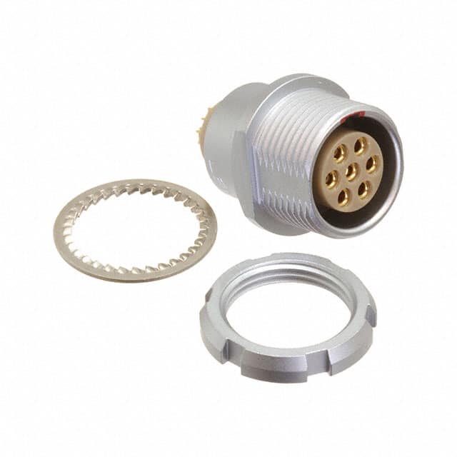 EEG.2B.307.CLL CONN RCPT FMALE 7P GOLD SLDR CUP