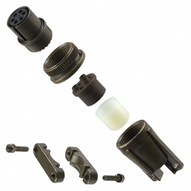 MS3106F-14S-6S CONN PLUG FMALE 6P SILV SLDR CUP