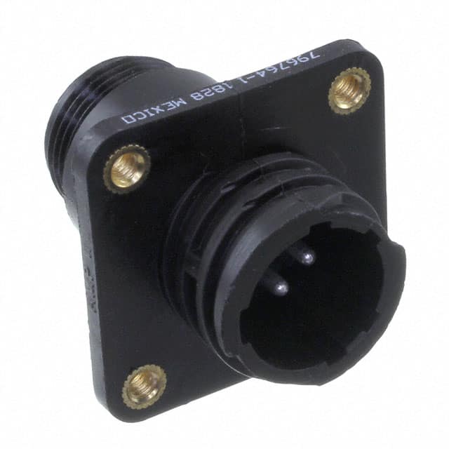 796764-1 CONN RCPT MALE 4P SILVER SOLDER