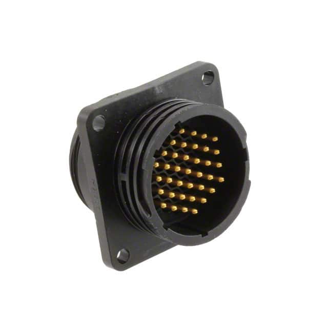 1-206934-1 CONN RCPT MALE 37POS GOLD SOLDER