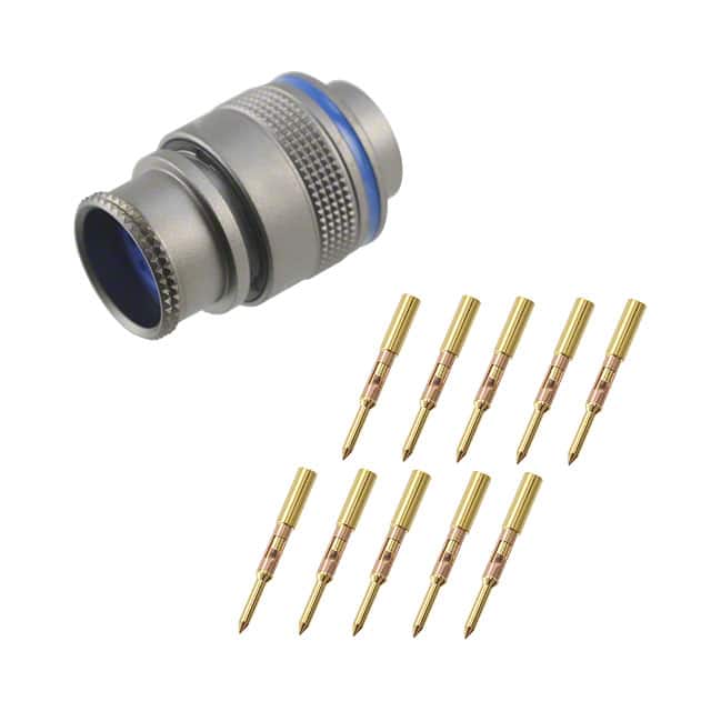 FMN.2M.310.XLCT CONN PLUG MALE 10POS GOLD CRIMP