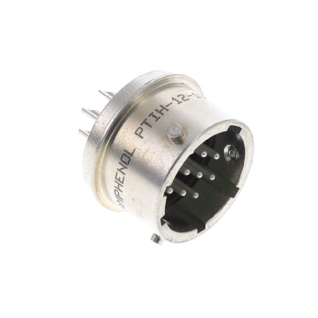 PTIH-12-10P CONN RCPT MALE 10P TIN SLDR CUP