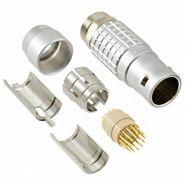 FGG.3B.322.CLAD10 CONN PLUG MALE 22P GOLD SLDR CUP