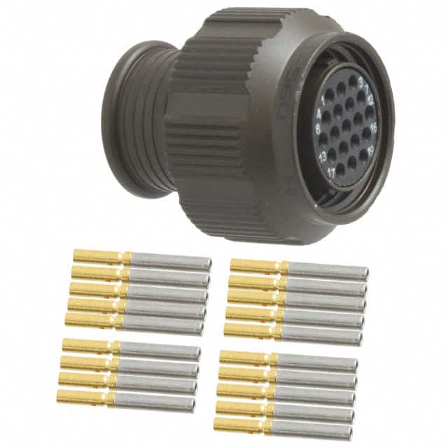 MKJ1A6W9-19SA CONN PLUG FMALE 19POS GOLD CRIMP