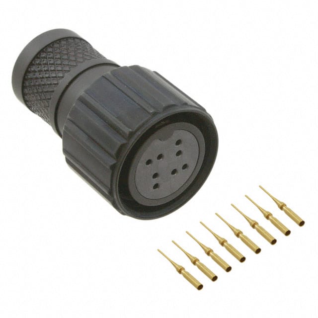 2102353-4 CONN PLUG FMALE 8POS GOLD CRIMP