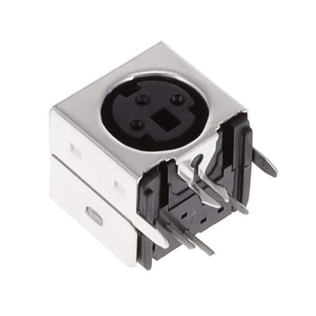 KMDGX-3S-BS CONN RCPT FMALE MINI DIN 3P SLDR