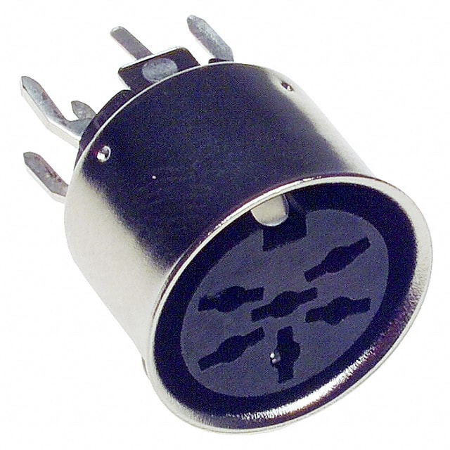 SD-60BV CONN RCPT FMALE DIN 6POS SOLDER