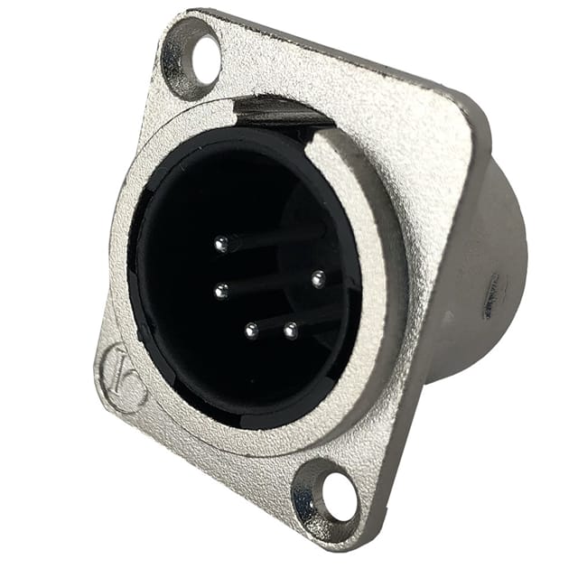 IO-XLR5-M-JL CONN RCPT MALE XLR 5P SOLDER CUP