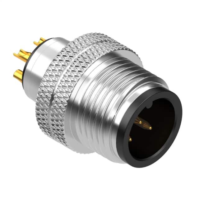 50-00988 CONN PLUG MALE 5P GOLD SLDR CUP