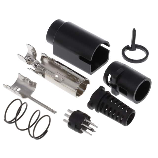 KMDLAX-7P CONN PLUG MALE MINI DIN 7POS SLD