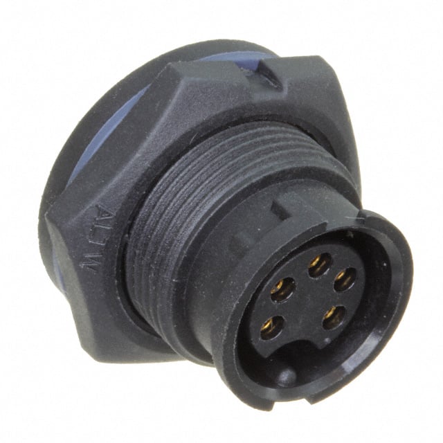 ABD-05PMFS-LC7001 CONN RCPT FMALE 5P GOLD SLDR CUP