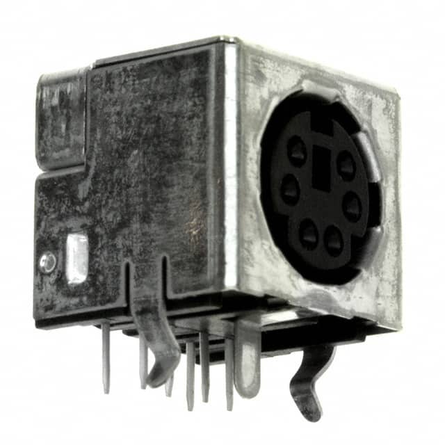 5749231-1 CONN RCPT FMALE MINI DIN 6P SLDR