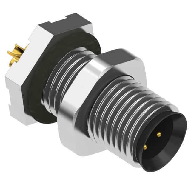 54-00095 CONN PLUG MALE 3P GOLD SLDR CUP