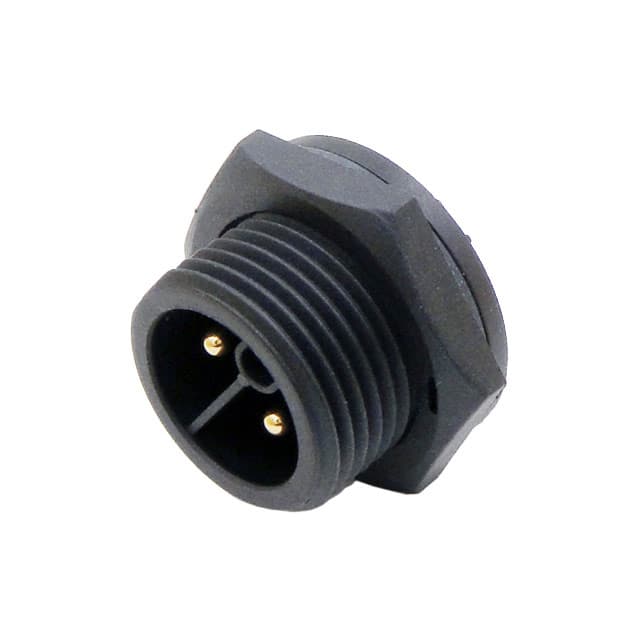 23002515-02 CONN RCPT MALE 2POS GOLD SOLDER