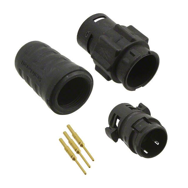 EN3L3MCX CONN RCPT MALE 3POS GOLD CRIMP