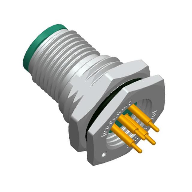 M12D-04PMMP-SF8001 CONN PLUG MALE 4POS GOLD SOLDER
