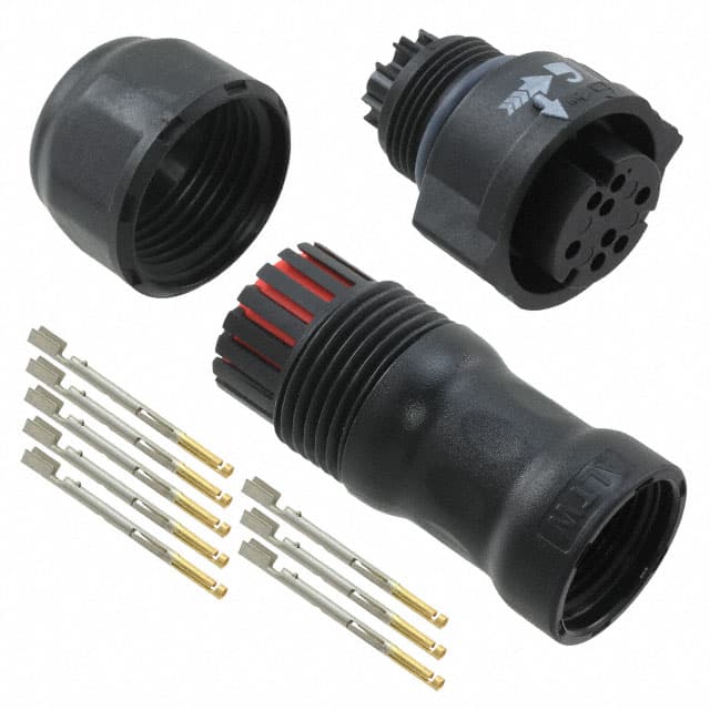 CD-08BFFA-QL8SP0 CONN PLUG FMALE 8POS GOLD CRIMP