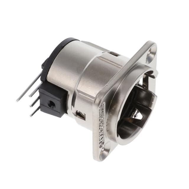 E3MRA CONN RCPT MALE XLR 3P SILV SLDR