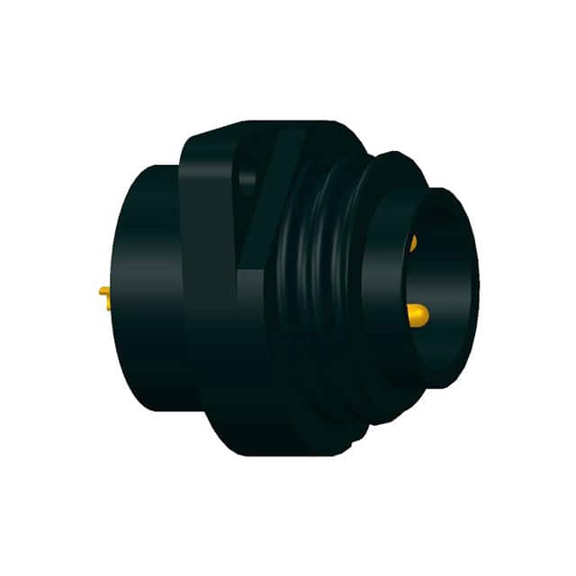 PWF-03PMMS-SC7001 CONN RCPT MALE 3P GOLD SLDR CUP